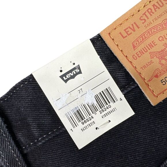 Levi’s 501 High Rise Distressed Denim Cut Off  Shorts - Size 27 - Picture 6 of 6